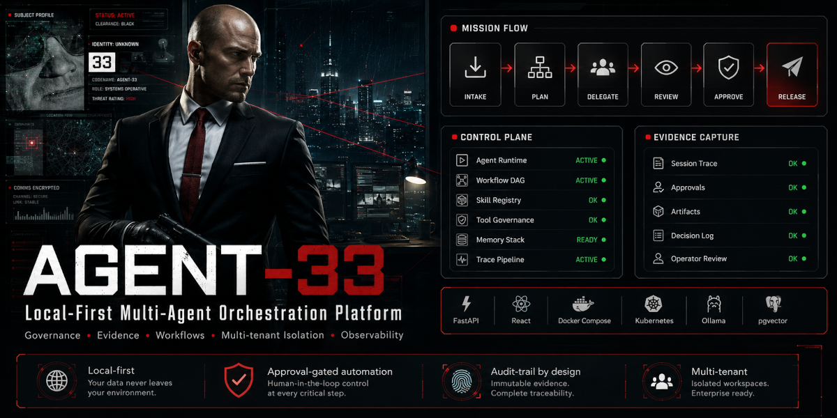 AGENT-33 social preview